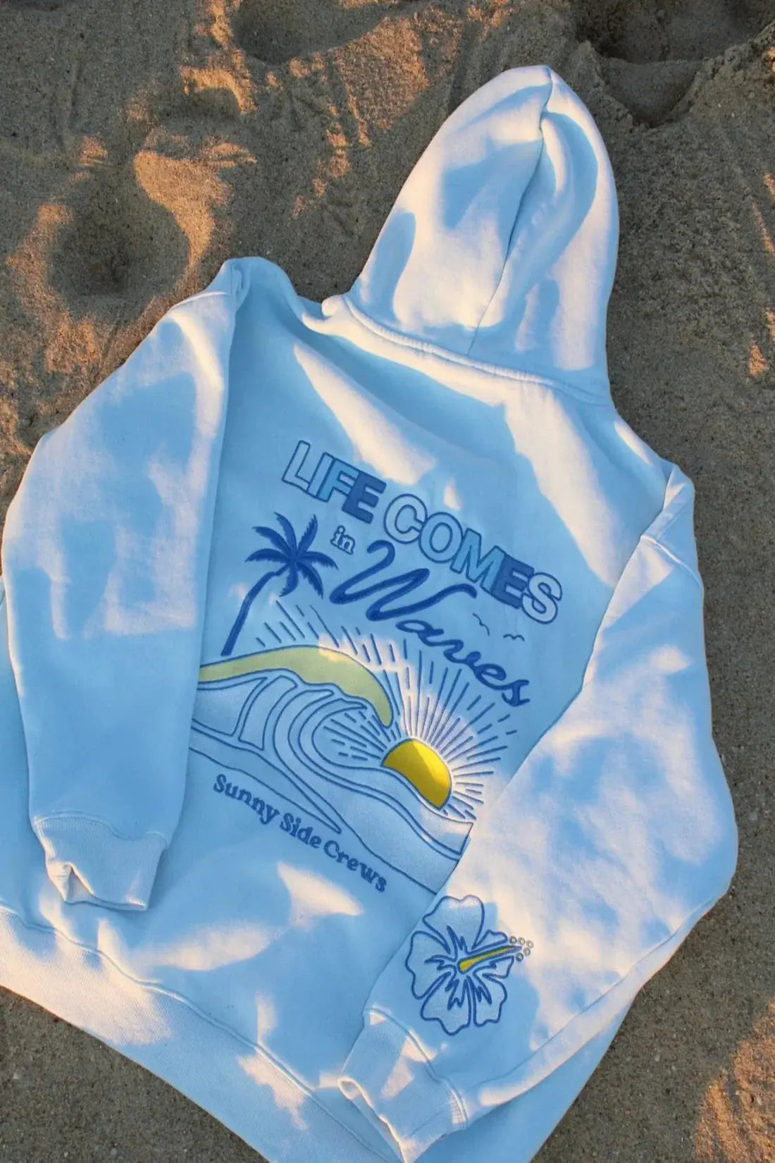 "Life Comes in Waves" Hoodie - Classicenvision