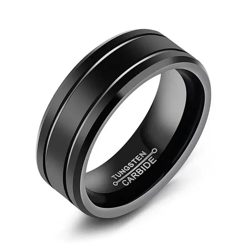 Fashion Black Stainless Steel Ring For Men Punk Vintage Male Ring Jewelry Fashion Men's Big Ring Wholesale Classicenvision