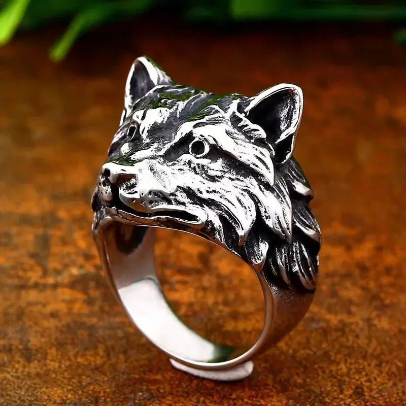 Wolf Head Ring Vintage - Classicenvision