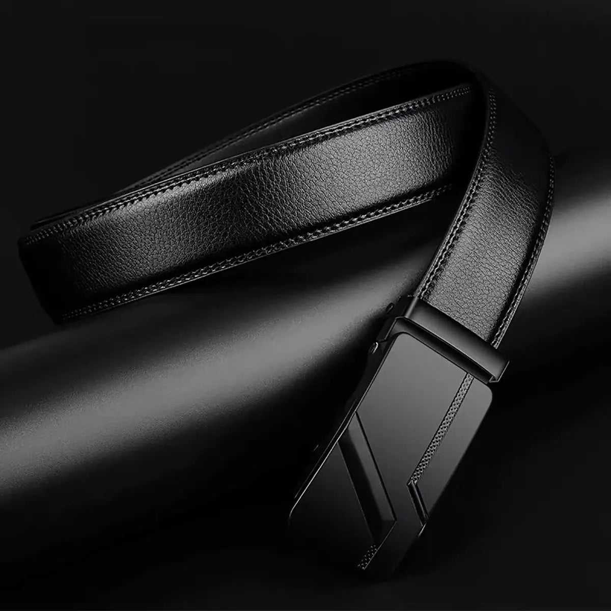 Men's High-Quality Belt 110cm 120cm 130cm Luxury Belt, Black Men's Automatic Buckle Jeans Men's Belt Suit Belt Classicenvision