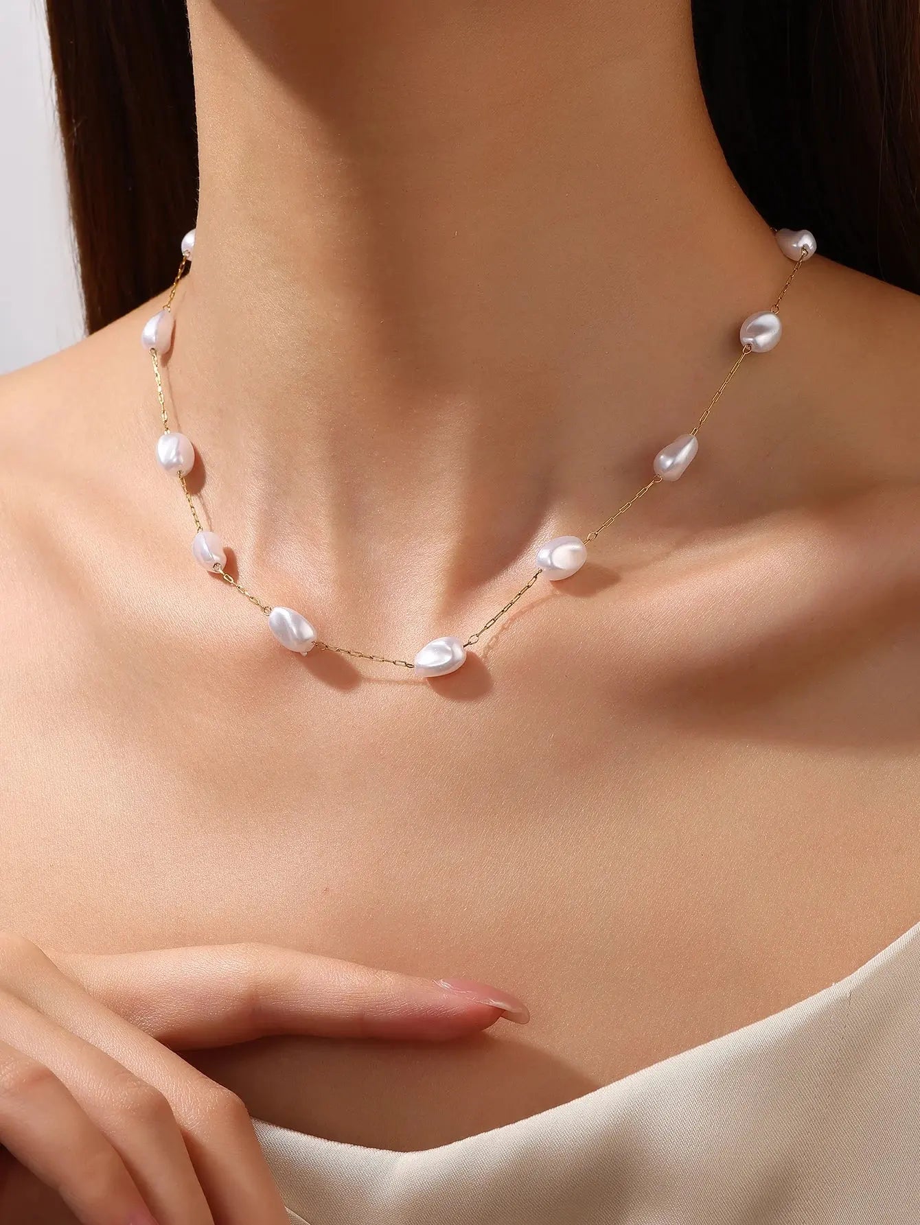 Pearl Choker Necklace - Classicenvision