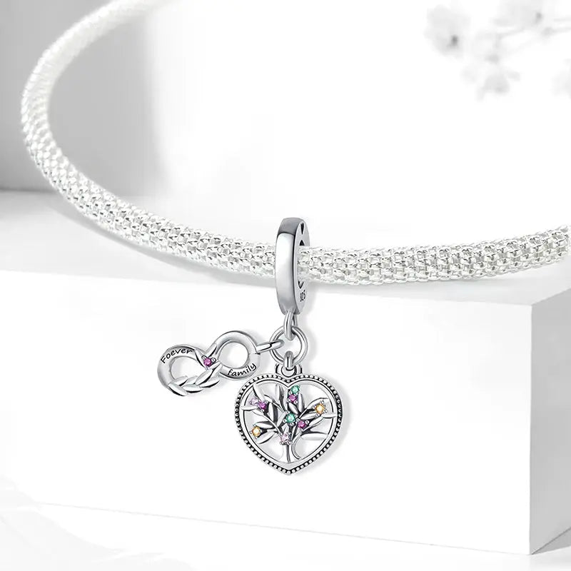 Fit Pandora 925 Original Bracelets Love Heart Flower Four Leaf Clover Turtle 925 Silver Charms Beads DIY Birthday Jewelry Gift Classicenvision