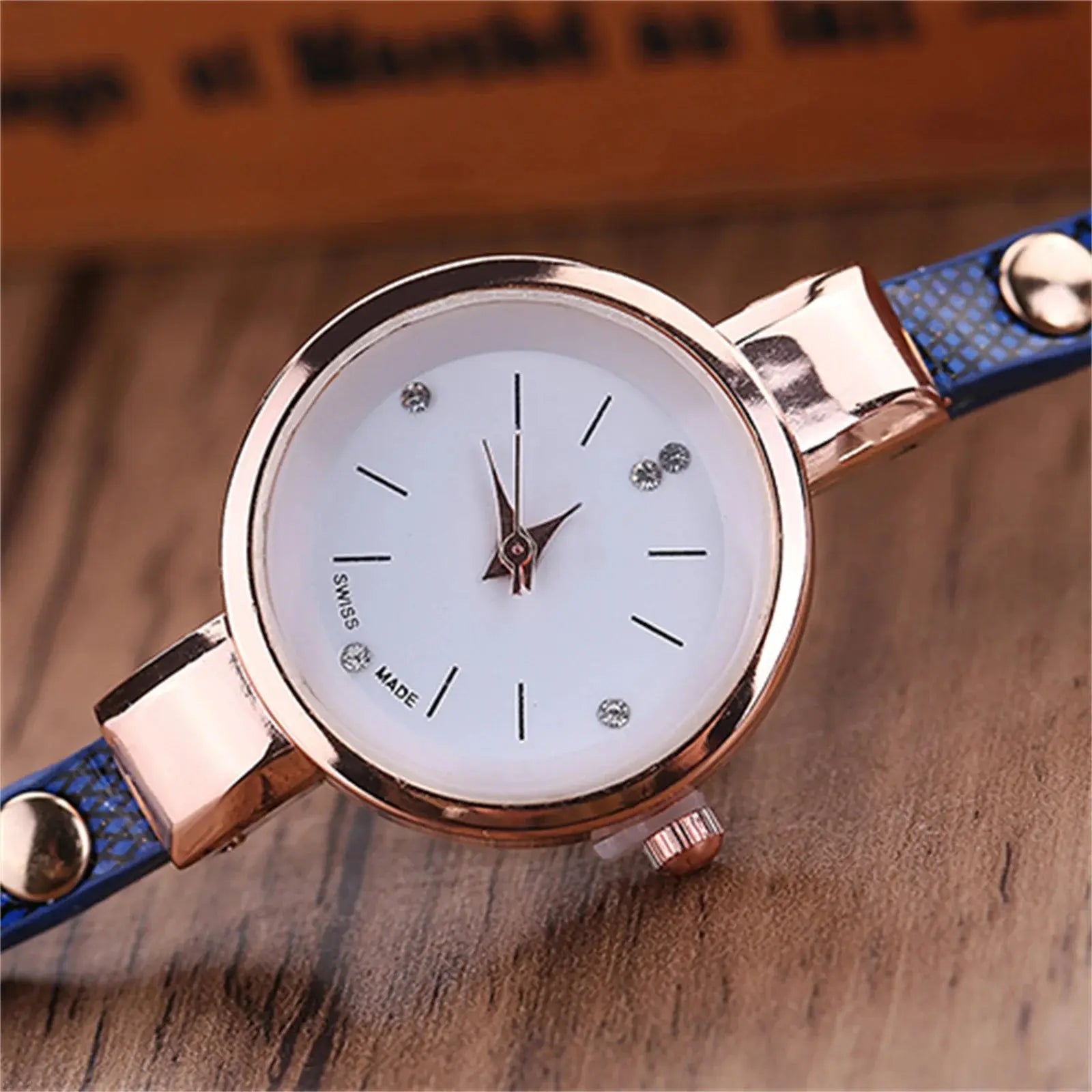 Women watch Fashion Multilayer Rhinestone Round Pendant Quartz Bracelet Wrist Watch montre femme Ladies Dress Watches Gif Classicenvision