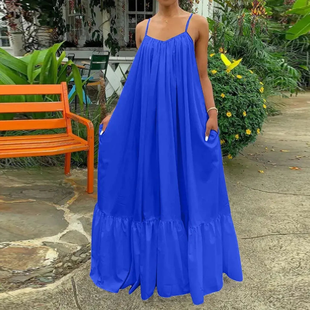 Camisole Oversized Maxi Dresses - Classicenvision