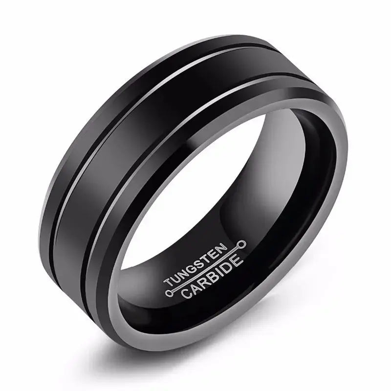 Fashion Black Stainless Steel Ring For Men Punk Vintage Male Ring Jewelry Fashion Men's Big Ring Wholesale Classicenvision