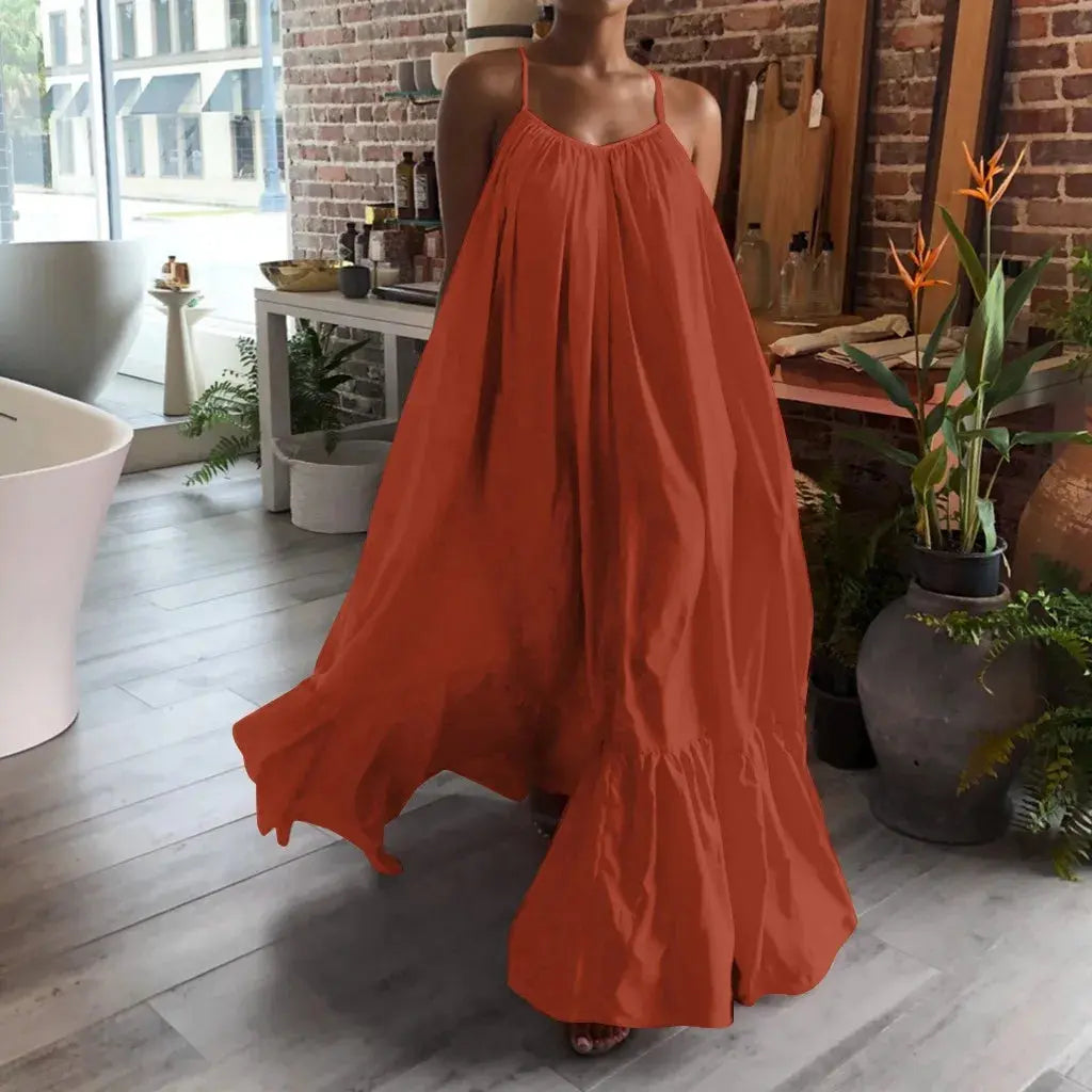 Camisole Oversized Maxi Dresses - Classicenvision