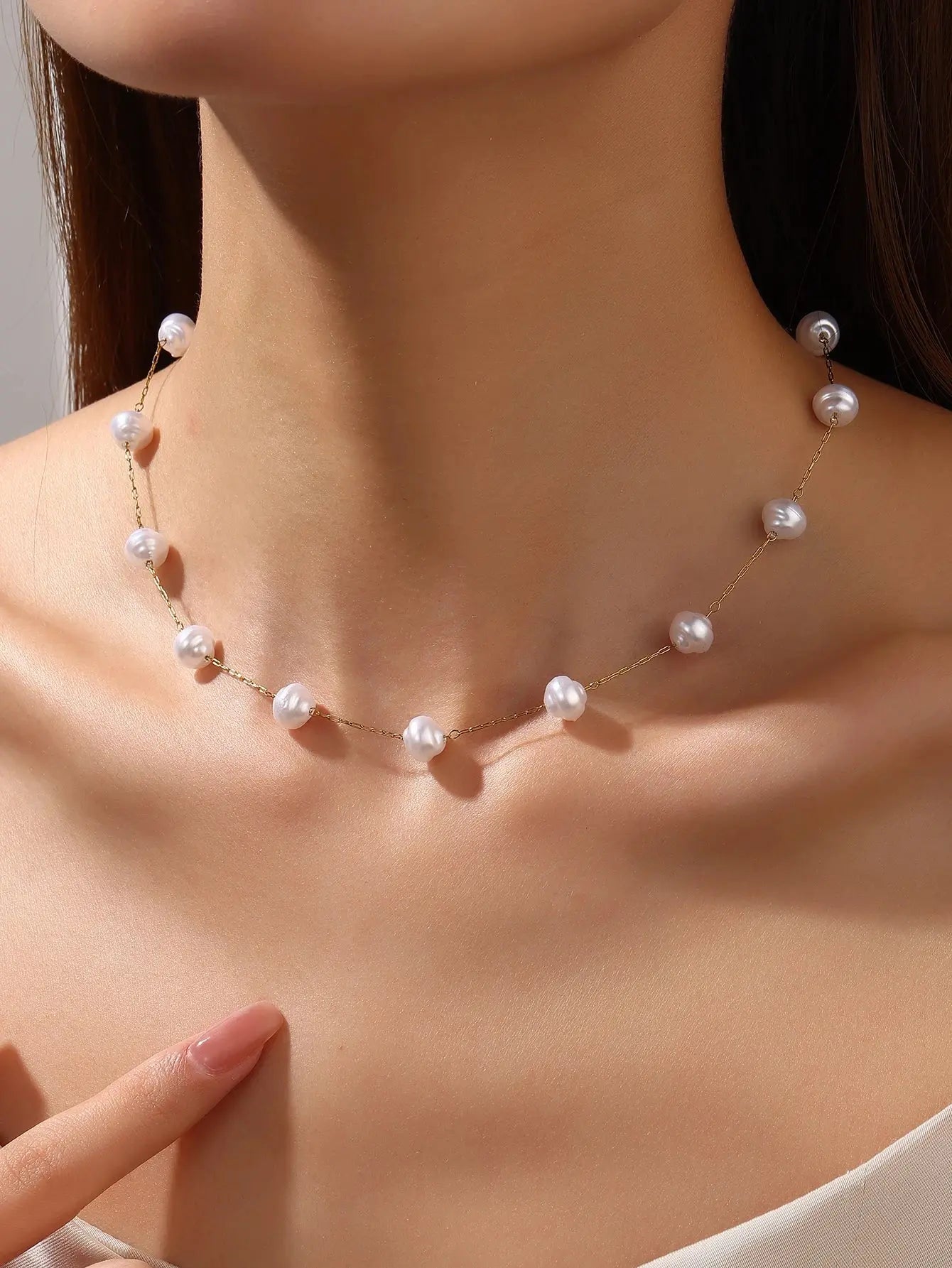 Pearl Choker Necklace - Classicenvision