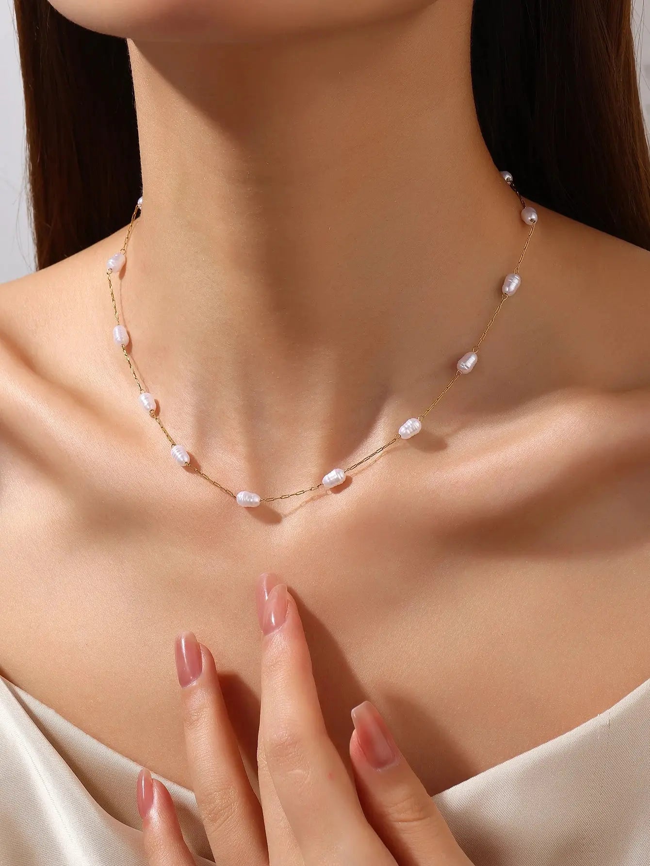 Pearl Choker Necklace - Classicenvision