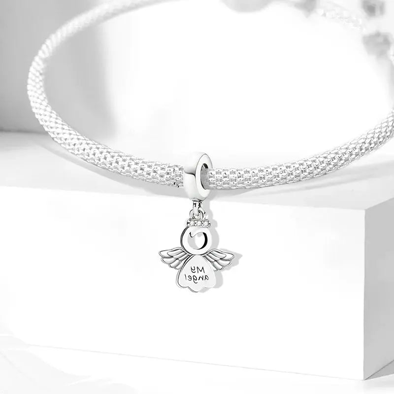 Fit Pandora 925 Original Bracelets Love Heart Flower Four Leaf Clover Turtle 925 Silver Charms Beads DIY Birthday Jewelry Gift Classicenvision