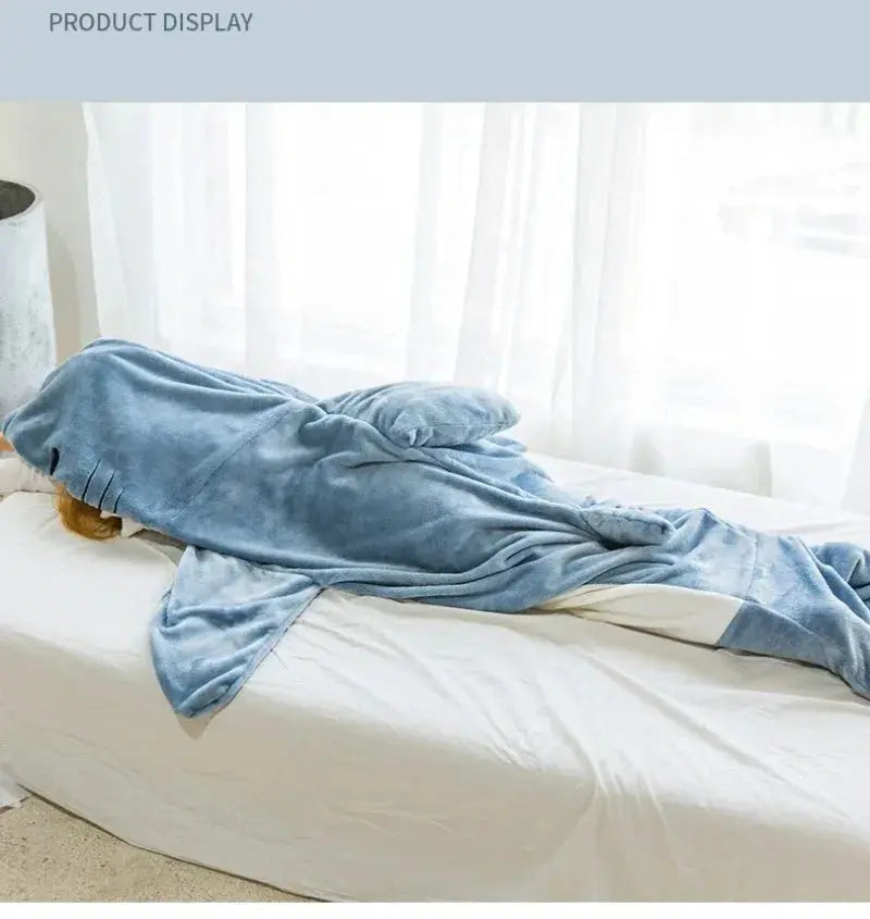 Hooded Shark Blanket - Classicenvision