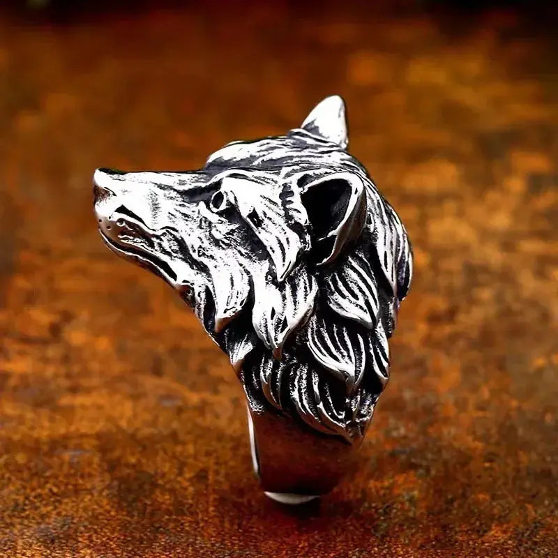 Wolf Head Ring Vintage - Classicenvision