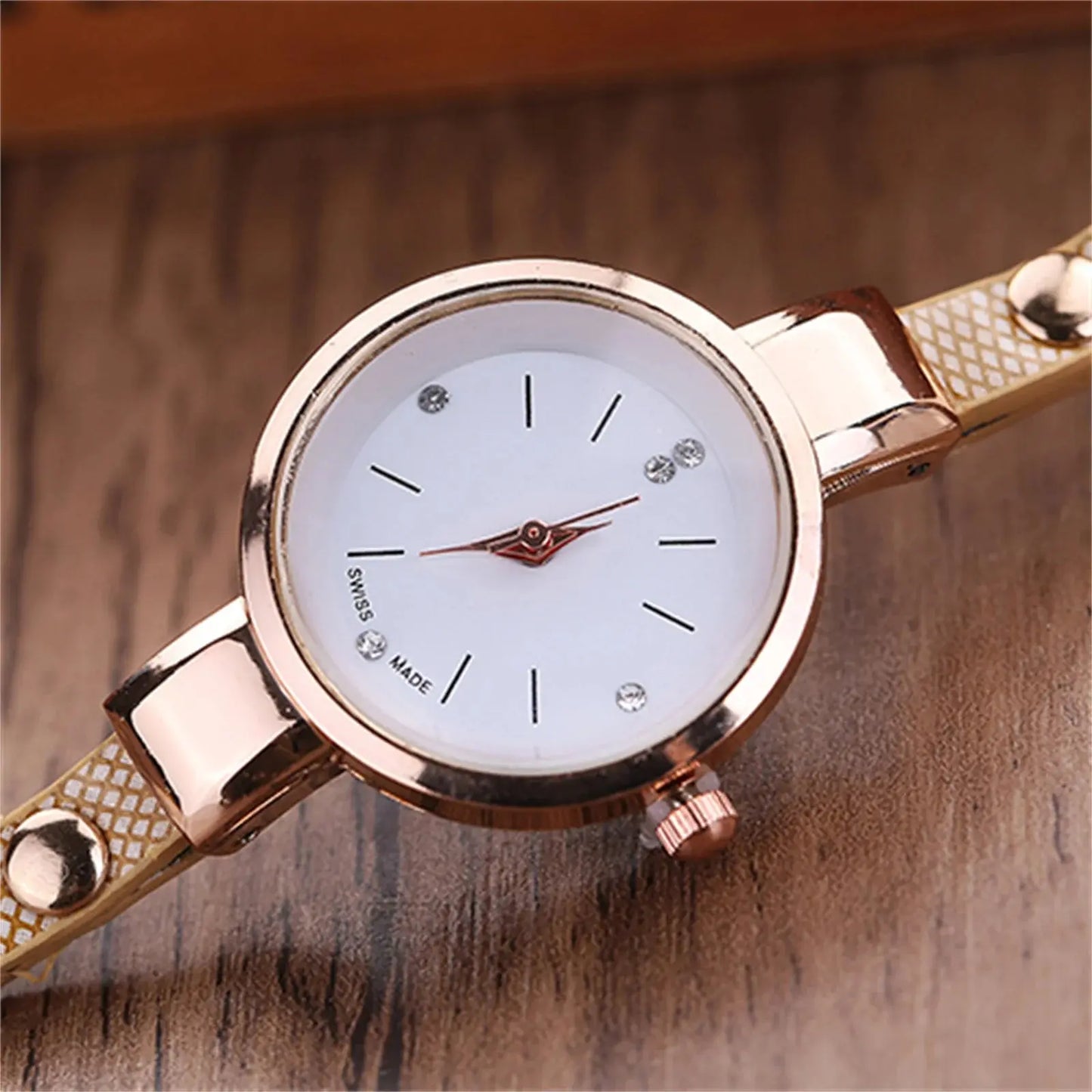 Women watch Fashion Multilayer Rhinestone Round Pendant Quartz Bracelet Wrist Watch montre femme Ladies Dress Watches Gif Classicenvision