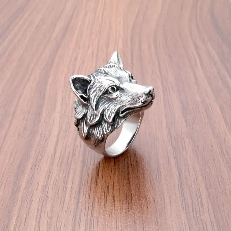 Wolf Head Ring Vintage - Classicenvision