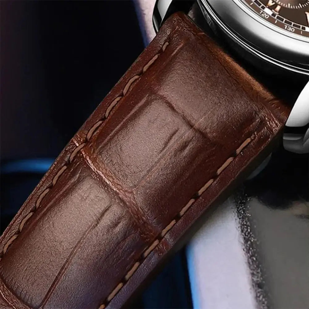 GAIETY High Quality Men's Luxury Belt Fashion Quartz Watch Men Round Business Student Sport Waterproof Glow Clock Classicenvision