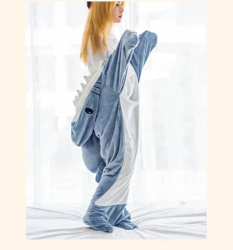 Hooded Shark Blanket - Classicenvision