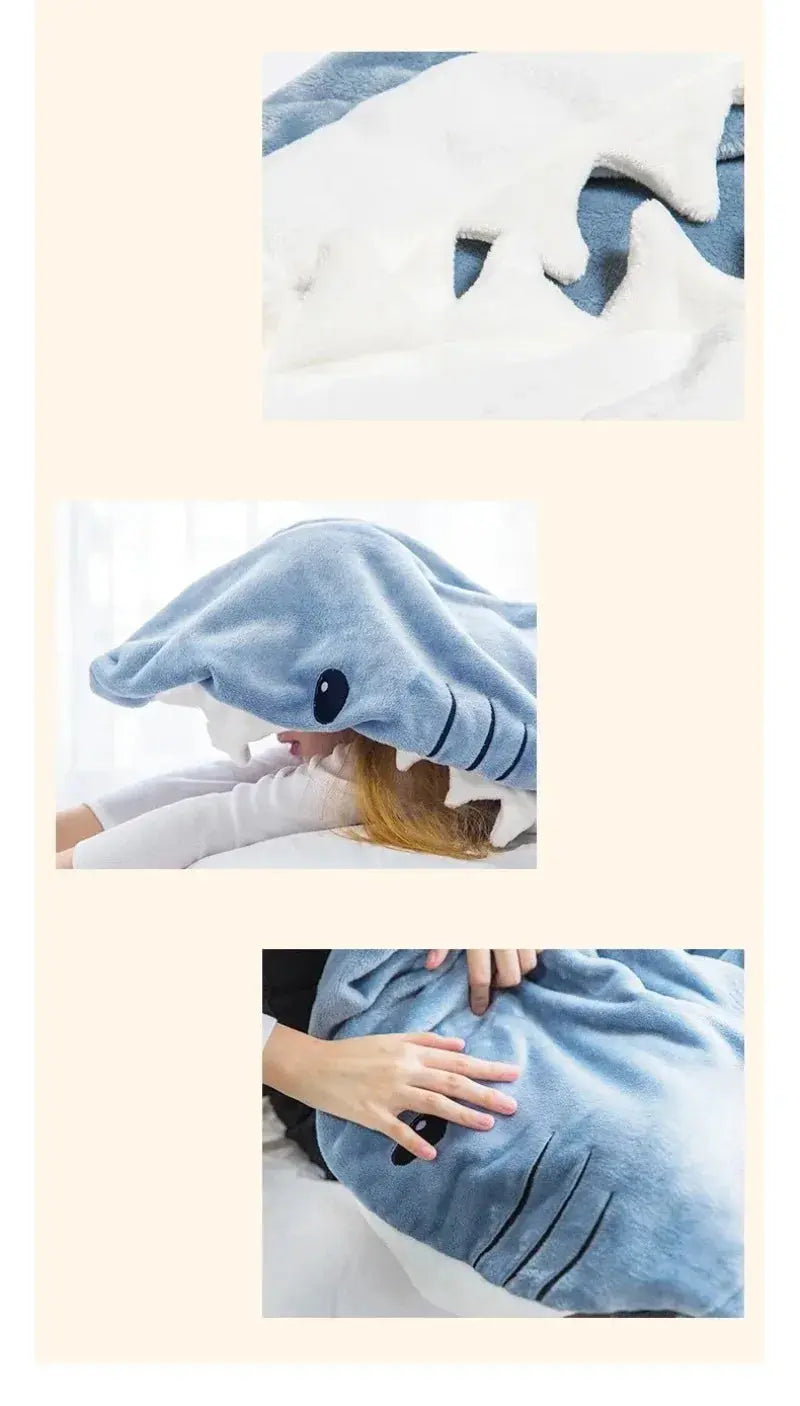 Hooded Shark Blanket - Classicenvision