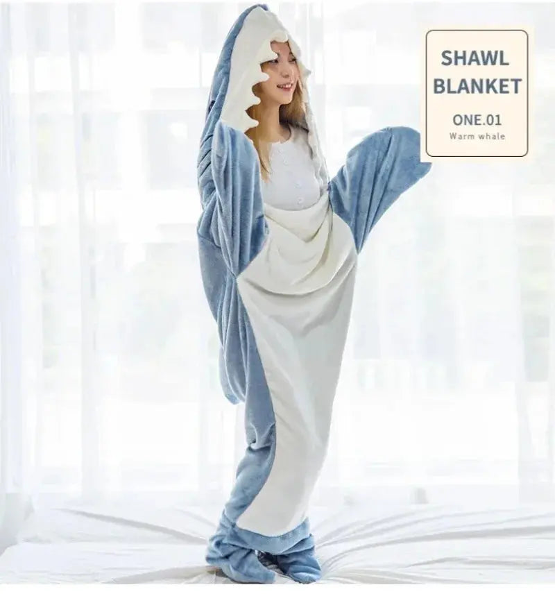 Hooded Shark Blanket - Classicenvision