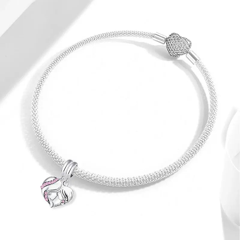 Fit Pandora 925 Original Bracelets Love Heart Flower Four Leaf Clover Turtle 925 Silver Charms Beads DIY Birthday Jewelry Gift Classicenvision