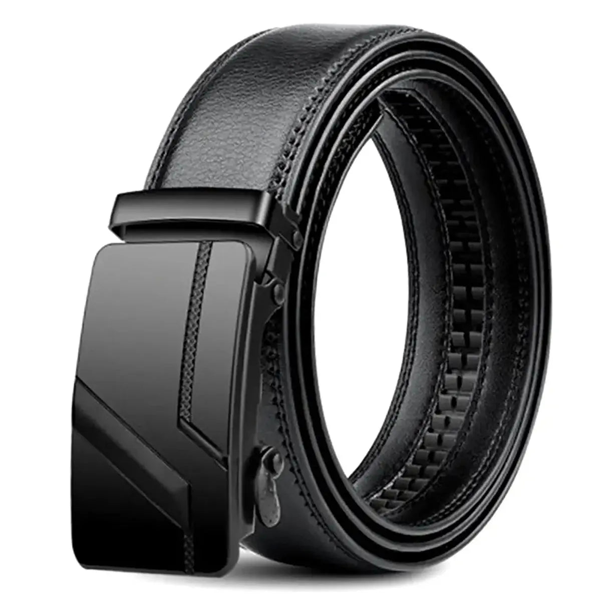 Men's High-Quality Belt 110cm 120cm 130cm Luxury Belt, Black Men's Automatic Buckle Jeans Men's Belt Suit Belt Classicenvision