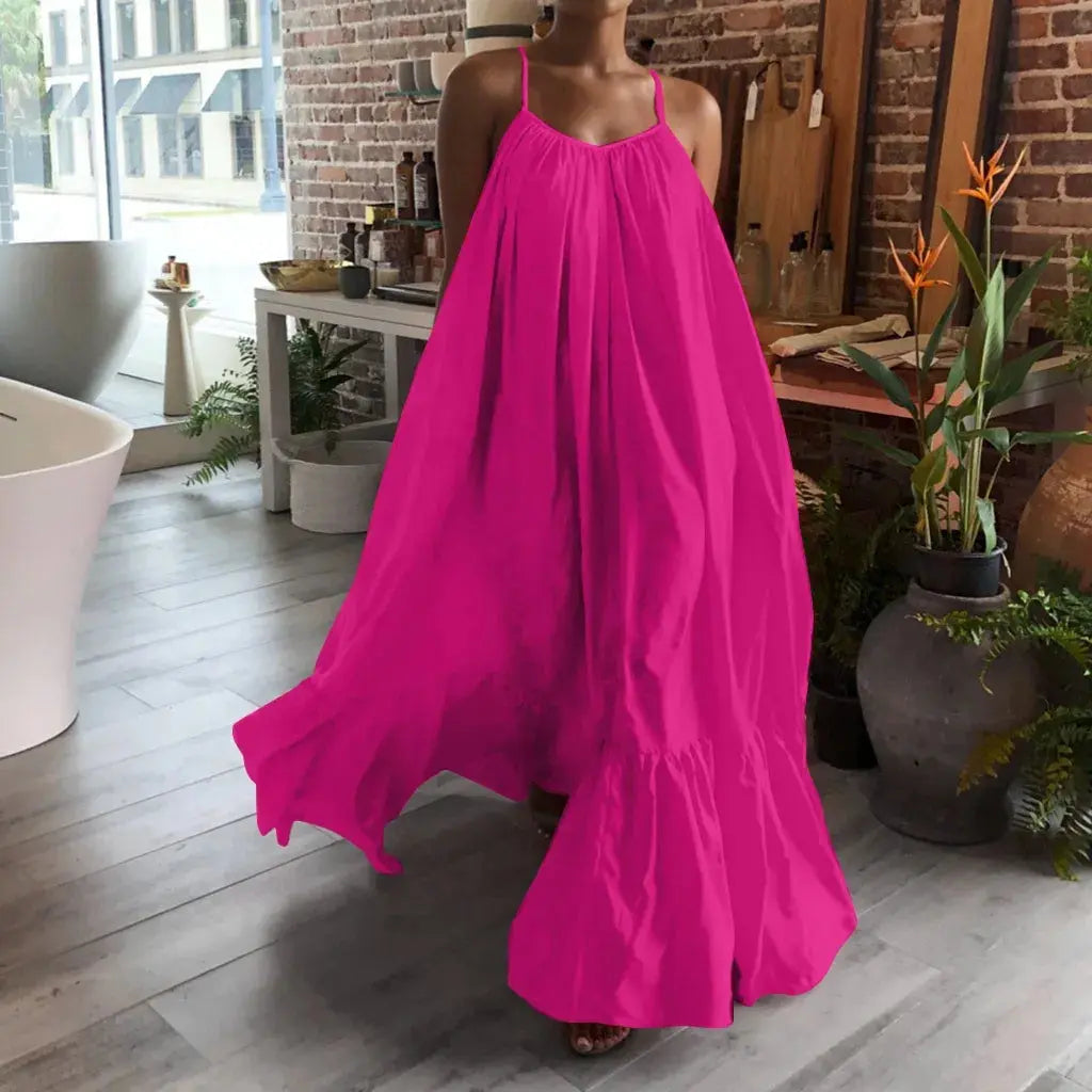 Camisole Oversized Maxi Dresses - Classicenvision