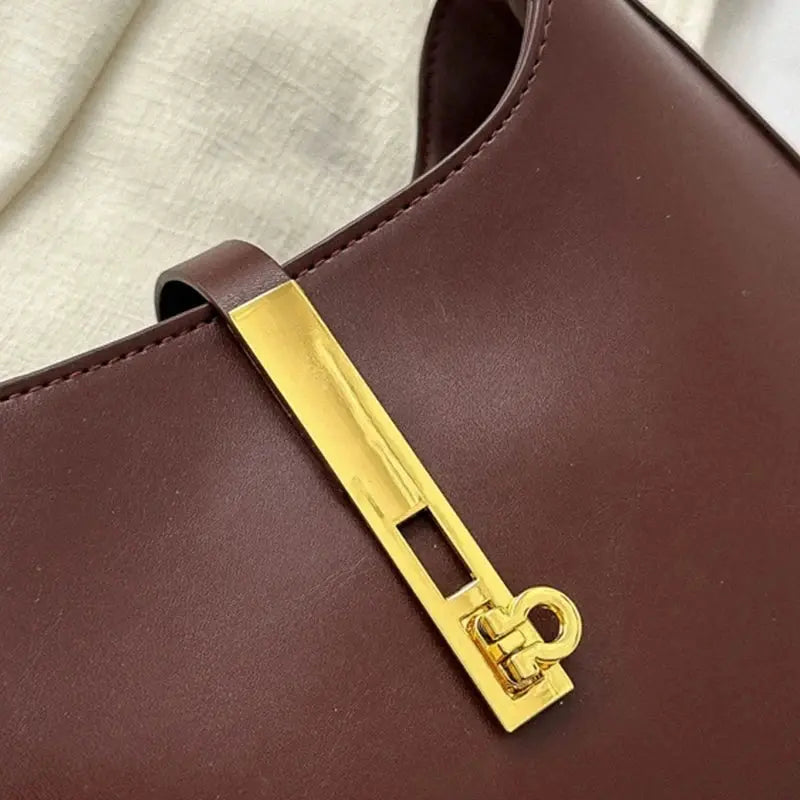 Luxury PU Leather Shoulder Bag for Women Casual Solid Color Design Handbags Brand Purse 2024 Fashion Shopper Clutch Women's Bags Classicenvision